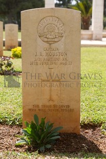 BEIRUT WAR CEMETERY - HOUSTON, JOHN ROSS